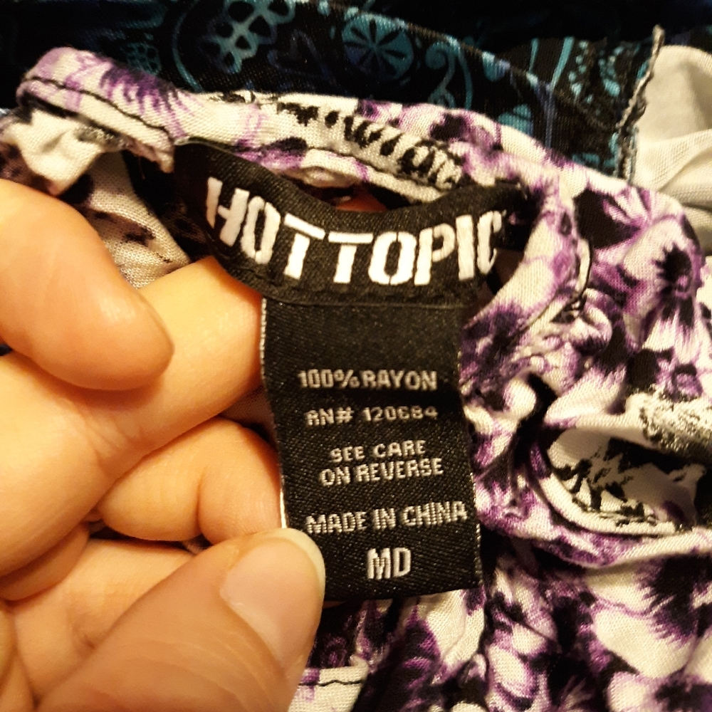Hot topic skull dress
